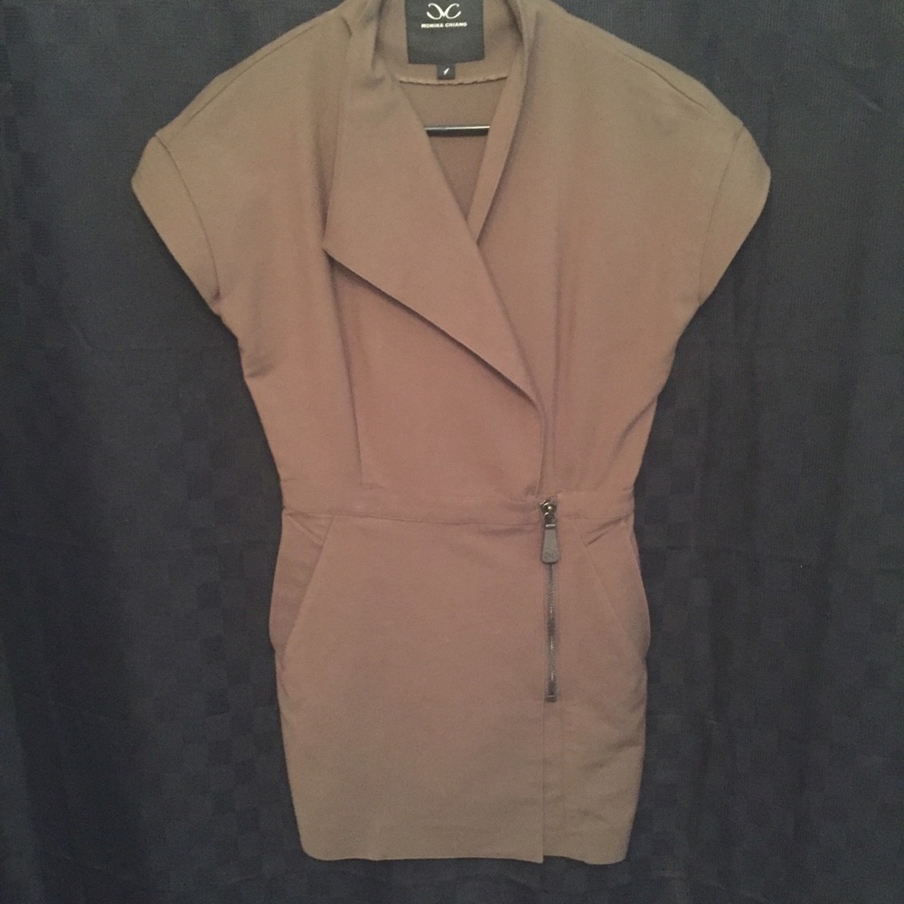 Olive green dress